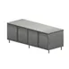 BK Resources CST-3696HL 96" Cabinet Base Hinged Doors Work Table with 4 Hinged Doors & Locks 1 image