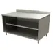 BK Resources CSTR5-2436 Cabinet Base Open Front Work Table, 36"W x 24"D - Square / Flat Edge 1 image