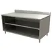 BK Resources CSTR5-3072 Cabinet Base Open Front Work Table, 72"W x 30"D - Square / Flat Edge 1 image