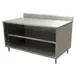 BK Resources CSTR5-3648 Cabinet Base Open Front Work Table, 48"W x 36"D - Square / Flat Edge 1 image