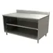 BK Resources CSTR5-3660 Cabinet Base Open Front Work Table, 60"W x 36"D - Square / Flat Edge 1 image