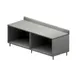 BK Resources CSTR5-3696 Cabinet Base Open Front Work Table, 96"W x 36"D - Square / Flat Edge 1 image