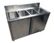 BK Resources CSTR5-4-1014H 48" (4) Compartment Sink Cabinet, 10"W x 14"L  Bowl Without Drainboard 1 image