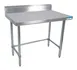 BK Resources CVTR5OB-3630 36" Stainless Steel Top - 38" Work Table 1 image