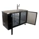 BK Resources DBC-12-60 Kegerator Dispenser, 60" Length, Double Head Tap, 2-Keg Capacity, 33-41°F Range 1 image