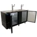 BK Resources DBC-22-70 Kegerator, 70" Black, Dual 2-Head Tap, 2-Keg, Eco Refrigerant, 33-41°F Range 1 image