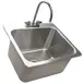 BK Resources DDI-20161224-P-G Deep Drawn Drop-In Sink, One Compartment 1 image