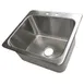 BK Resources DDI-20161224 Deep Drawn Drop-In Sink, One Compartment 1 image