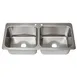 BK Resources DDI2-20161224-P-G Drop-In Sink, Two Compartment 1 image