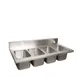 BK Resources DDI4-R5-1014 Drop-In Sink, (4) Compartment, 48"W X 24"D, 4" Oc 1 image