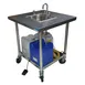 BK Resources MHS-V3030-C-BKD Handwash Sink, Mobile, Cold Water Only 1 image
