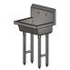 BK Resources MSHS-24F2 24"  Freestanding Hand Sink without Faucet - 14 gauge / Double Holes 1 image