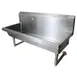 BK Resources MSHS-48W1 48" Wall Mounted Hand Sink without Faucet - 14 gauge / Single Hole 1 image