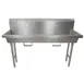 BK Resources MSHS-60F1B 60" Freestanding Hand Sink without Faucet - with Knee Valve Bracket / 14 g 1 image