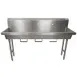BK Resources MSHS-72F1B 72" Freestanding Hand Sink without Faucet - with Knee Valve Bracket / 14 g 1 image