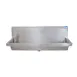 BK Resources MSU-48 Urinal, Wall Mount, 48" Full Length Sloping Backsplash, 14/304 Stainless Steel 1 image