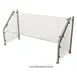 BK Resources SG-45END Sneeze Guard Glass End Panels, acrylic 1 image