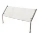 BK Resources SG-45SS-48 45° Angled Sneeze Guard, Self-Serve Style 1 image