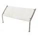BK Resources SG-45SS-84 45° Angled Sneeze Guard, Self-Serve Style 1 image