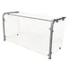 BK Resources SG-90CS-72G 90° Angled Sneeze Guard, Cafeteria Style, 72" 1 image