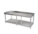 BK Resources SVET-7230-6 Equipment Stand, 73"W X 30"D X 26"H 1 image