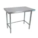 BK Resources SVTOB-2424 24" Open Base Work Table, Stainless Steel Base / Flat Top 1 image