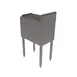 BK Resources UB4-18-IB12 Underbar Ice Bin, 12"x18" - 25 lb / 4" Backsplash, Corrosion-Resistant Feet 1 image