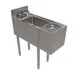 BK Resources UB4-21-SS12-GR-PG Underbar Sink Units, 1 Compartment without Drainboard 1 image