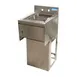 BK Resources UBB-18-1012HST-15 Underbar Sink Units, 1 Compartment with Soap & Towel Dispenser 1 image