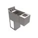 BK Resources UBB-21-SS12-GR-PG Underbar Sink Units, 1 Compartment without Drainboard 1 image