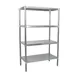 BK Resources VSU6-6724 4 Shelf Galvanized Steel Dry Storage Shelving Unit - 67" x 24" x 72" 1 image