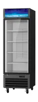 Blue Air BGM23B-HC - 27" One Section Glass Door Merchandiser, 23 Cu Ft, Black Steel, R290, 1/2 HP 115V 1 image
