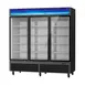 Blue Air BGM72B-HC 78" Glass Door Merchandiser, 72 Cu Ft, Black Steel, R290, 1/2 HP, LED Light 1 image