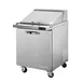 Blue Air BLMT28-HC 27" One Section Mega Top Sandwich Prep Table w/ 1 Door, 12 Pans, 7 cu. ft. 1 image