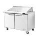 Blue Air BLMT48-HC 48" Two Section Mega Top Sandwich Prep Table w/ 2 Doors, 18 pans, 13 cu. ft. 1 image