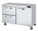 Blue Air BLUR60-D2L-HC 60" 2-Section Undercounter Fridge, Stainless Steel, 16.7 cu. ft., 2 Drawers & 1 Door 1 image