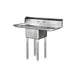 Blue Air BS1-18-12/2D 54" One Compartment Sink, 18"W x 18"L Bowl With 2 Drainboards 1 image