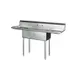 Blue Air BS2-18-12/2D Two Compartment Sink, 18"W x 18"L Bowl With 2 Drainboards 1 image