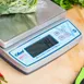 Edlund BRV-320 Bravo! Portion Scale, 20 lb Capacity, 7" Square Stainless Steel Platform, Shut‑Off, LCD Display 5 image