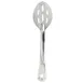 Winco BSST-11 11" Slotted Stainless Steel Basting Spoon 1 image