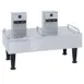 Bunn 27875.0000 Soft Heat Dual Serving Stand, 4" Legs, Stainless Steel, 120V 1‑Phase 180W, UL & NSF 1 image