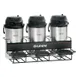 BUNN 35728.0002 UNIV-3 APR Universal Airpot Rack – Holds 3 Airpots, 3 Lower Racks, Carbon‑Steel Wire 1 image