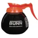 BUNN 42401.0103 Decanter - 64 Oz. (2 Qt) Clear Glass, Orange Handle - 3/Case 1 image