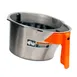 BUNN 54675.0003 Stainless Steel Funnel Assembly – Infusion Coffee, Orange Handle 1 image