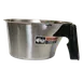 BUNN 54675.0008 Stainless Steel Infusion Coffee Funnel Assembly with Black Handle, Standard Size 1 image