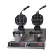 Adcraft BWM-7/R-2 7" Round Double Belgian Waffle Maker w/ Cast Aluminum Grids, 40 Waffles Per Hour 2 image