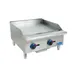 Globe C24GG 24" Countertop Gas Griddle, Manual Controls, 3/4" Steel Plate, 60.000 BTU 1 image