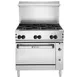Wolf C36S-6B 36" Gas Restaurant Range w/ (6) Open Burners, (1) Standard Oven, 215.000 BTU 1 image