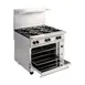 Wolf C36S-6B 36" Gas Restaurant Range w/ (6) Open Burners, (1) Standard Oven, 215.000 BTU 3 image