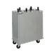 Delfield CAB2-813 Mobile Enclosed 2-Stack Dish Dispenser w/ 8.12" Dia. Dish Size, Unheated 1 image